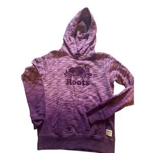Roots Canada Women Hoodie Canadian Women Size Medium M Purple